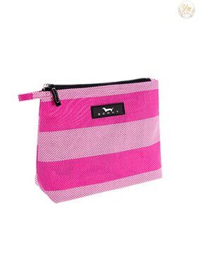 Water-Resistant Toiletry Pouch Cosmetic Bag with Finger Loop